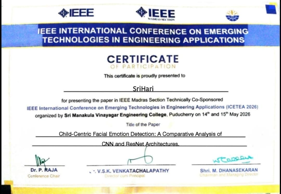 IEEE ICETEA 2026 Research Presenter